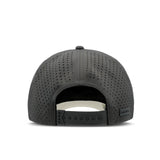 The back view of the melin Vintage Fit Compass Hydro hat in faded black