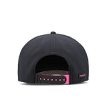 Melin Hydro Odysea Rope MPH Garage snapback in black, back view with snapback closure