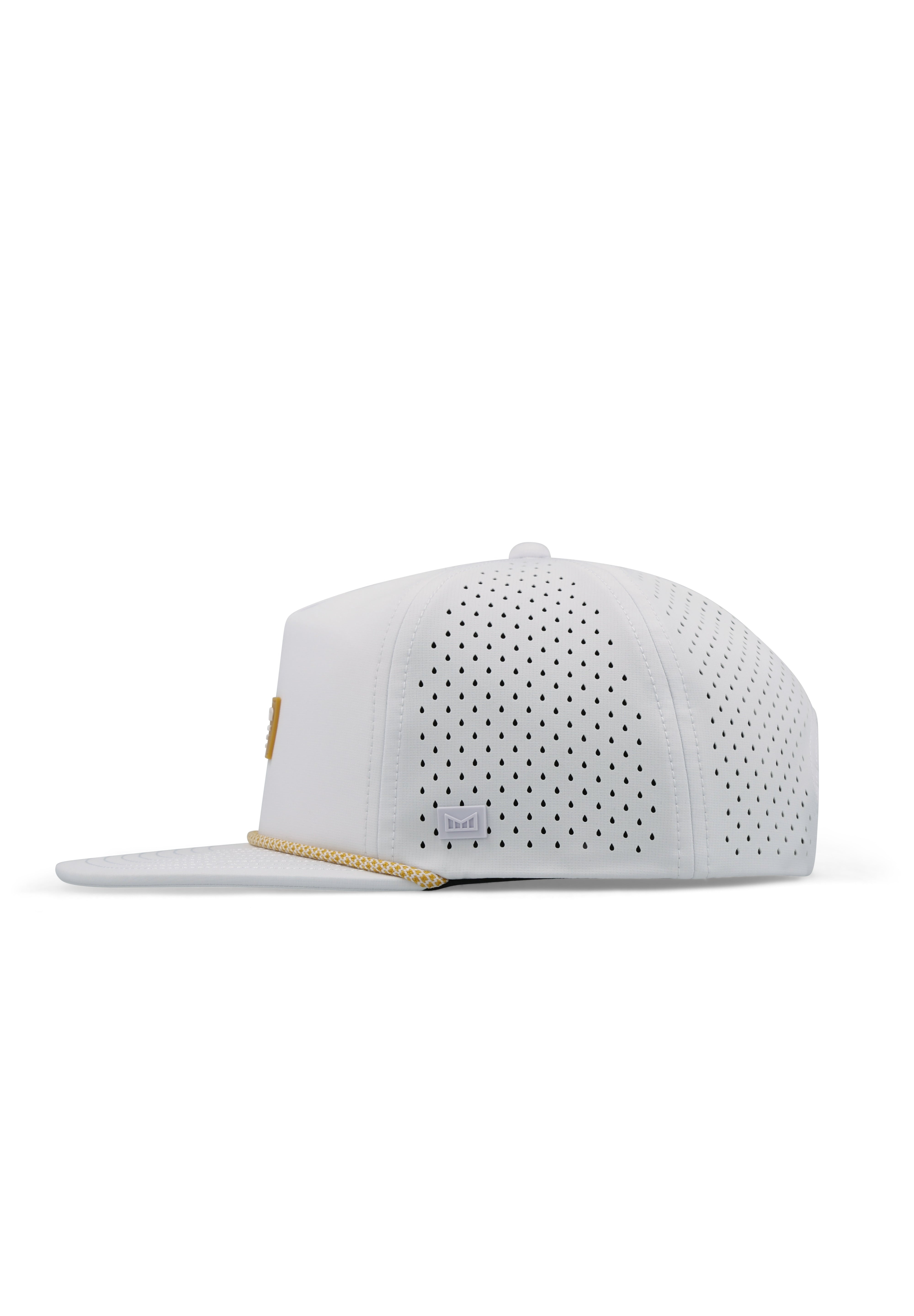 melin Hydro Coronado Brick snapback hat in White Gum - back view