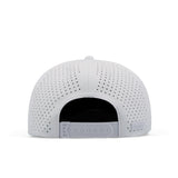melin Hydro Coronado Brick snapback hat in White Gum - detail view