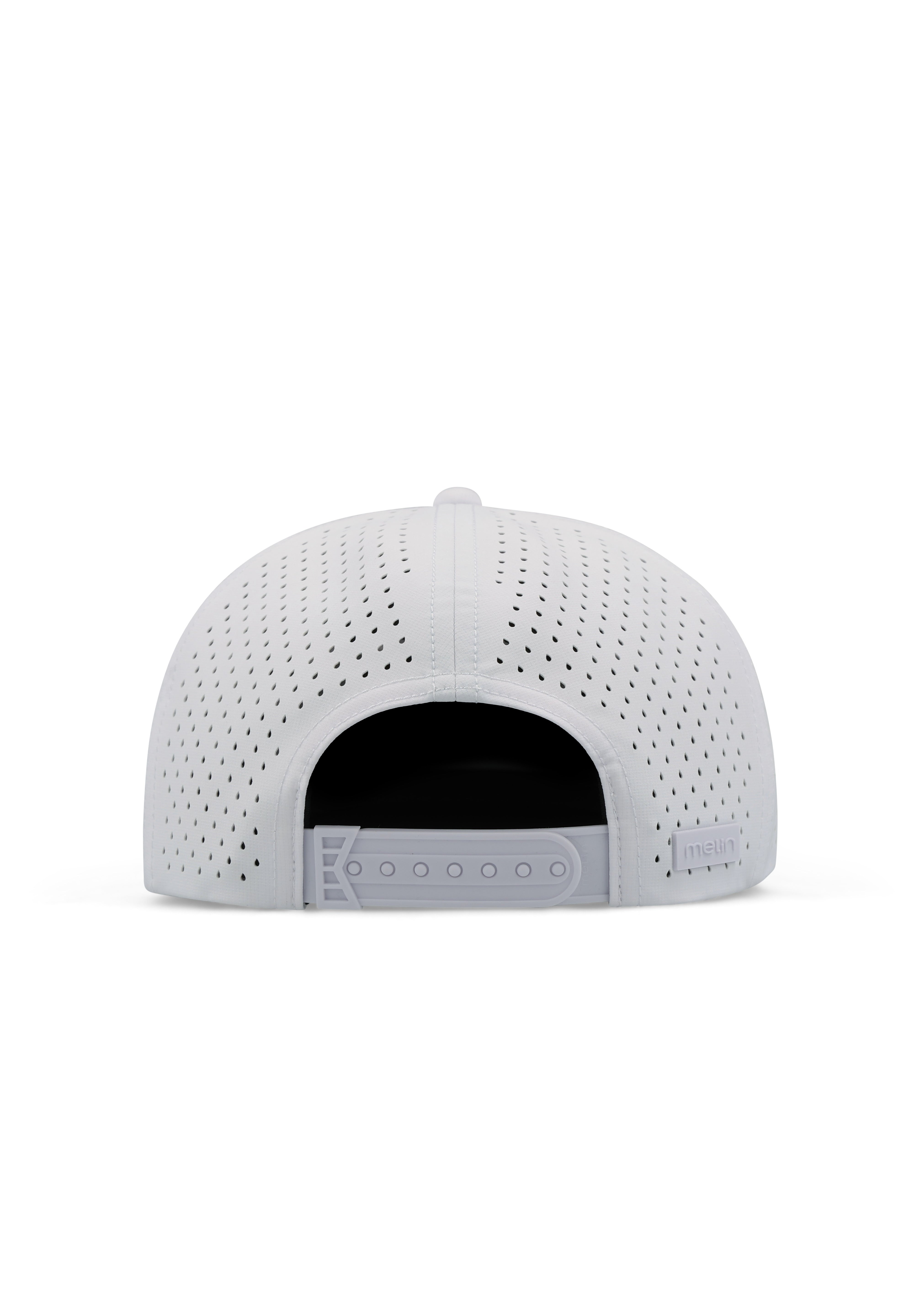 melin Hydro Coronado Brick snapback hat in White Gum - detail view