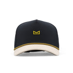 Melin Hydro Odysea Rope snapback in Yellow Jacket, front view
