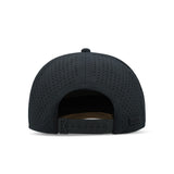 Melin Hydro Odysea Rope snapback in Yellow Jacket, back view with snapback closure
