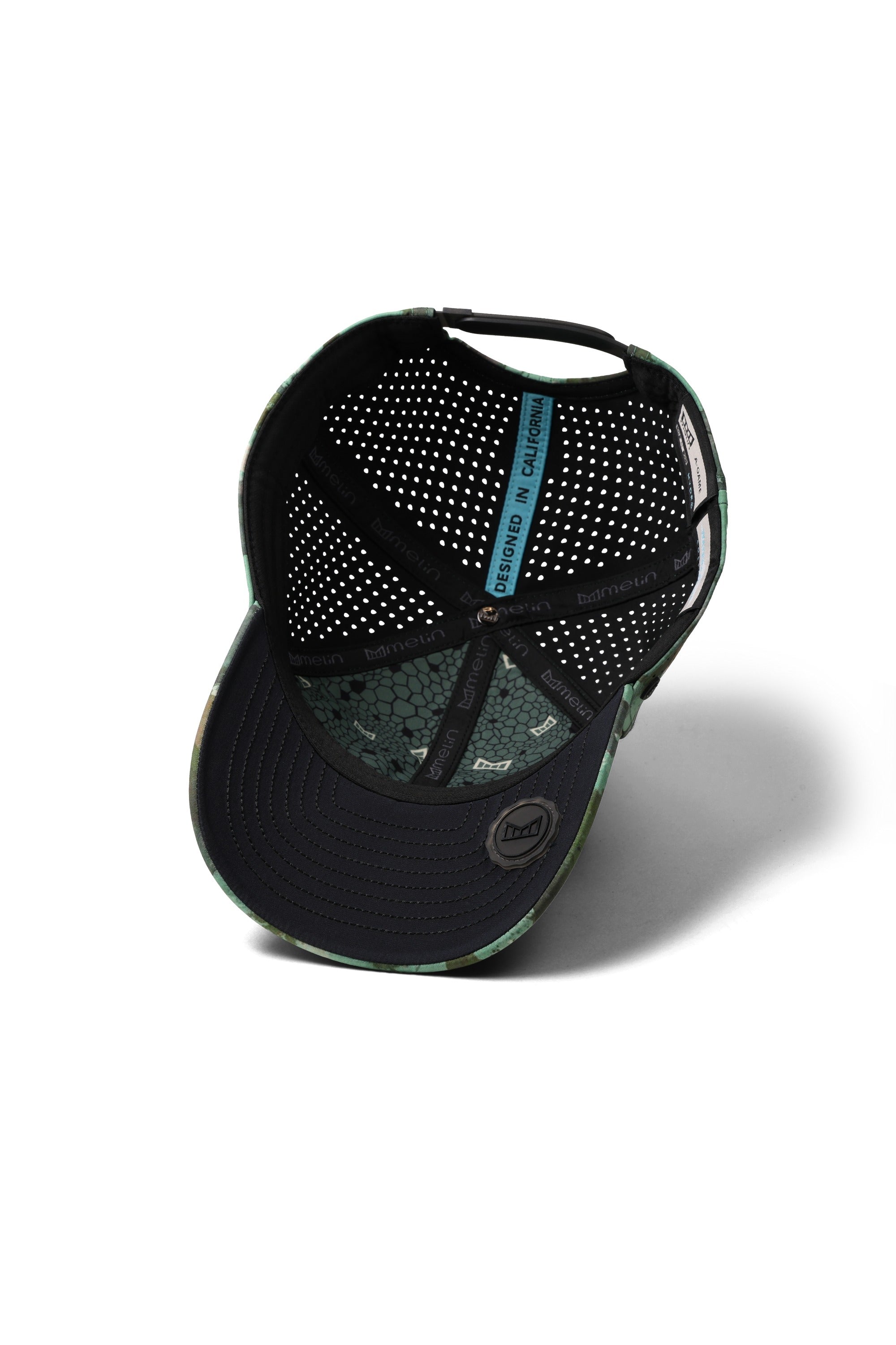 melin Hydro A-Game Watercolor Camo snapback hat interior
