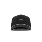 Melin Odysea Rope Links Hydro MagnaLink golf hat in black, front view