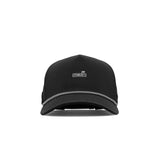 Melin Odysea Rope Links Hydro MagnaLink golf hat in black, front view