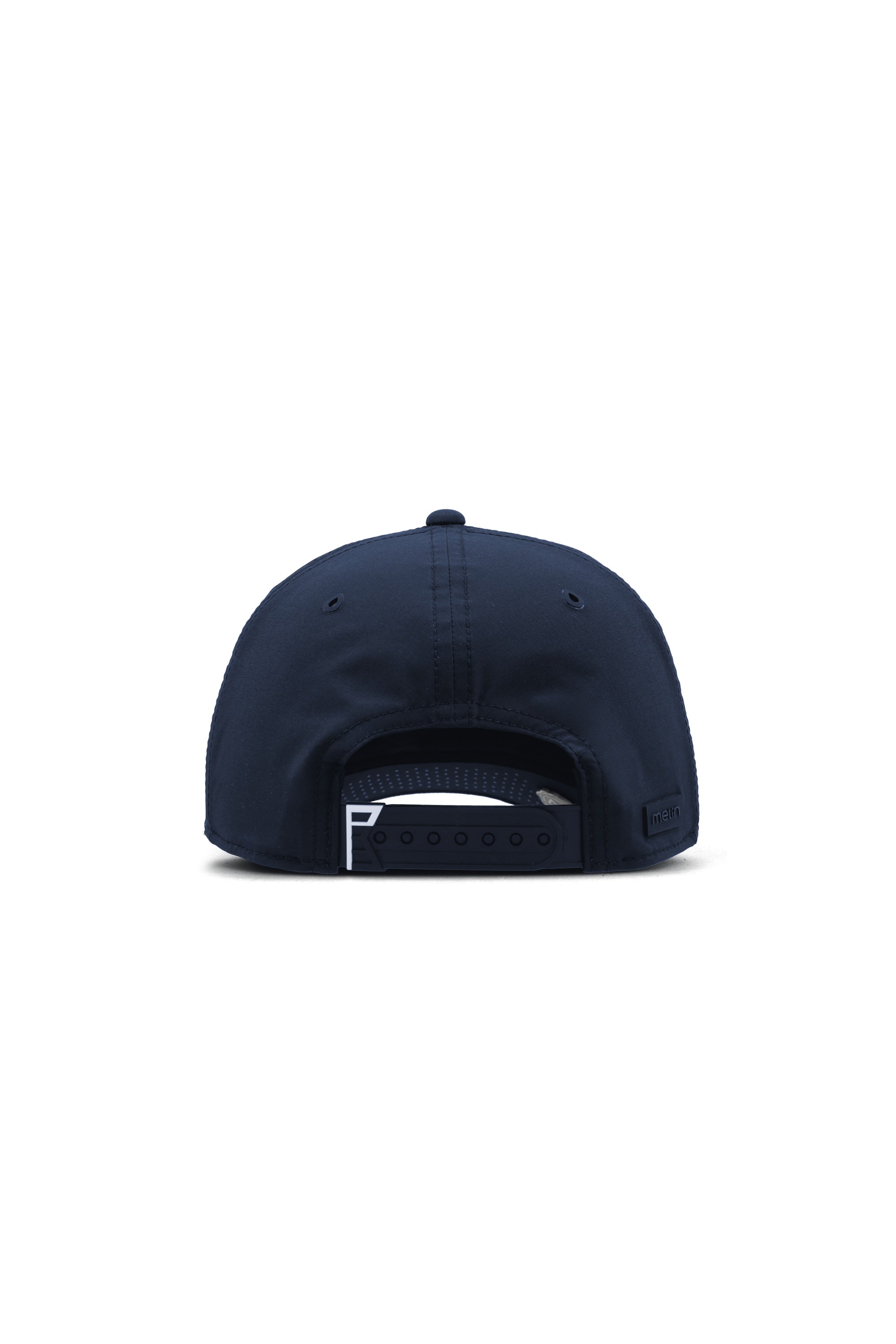 Melin Odysea Rope Links Hydro MagnaLink golf hat in navy, back view