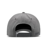 Melin Hydro Compass Links w/MagnaLink hat in Grey, back view with snapback closure