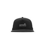 Melin Coronado Links Hydro MagnaLink golf cap in black, front view