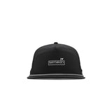Melin Coronado Links Hydro MagnaLink golf cap in black, front view
