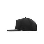 Melin Coronado Links Hydro MagnaLink golf cap in black, side view