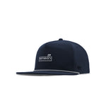 Melin Coronado Links Hydro MagnaLink golf cap in navy, angled view