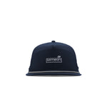 Melin Coronado Links Hydro MagnaLink golf cap in navy, front view
