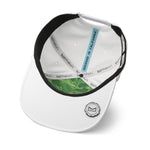melin Hydro Coronado Links snapback hat in White - detail view