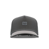 Melin Hydro Odysea Rope Streamline snapback in Raven, front view