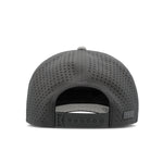 Melin Hydro Odysea Rope Streamline snapback in Raven, back view