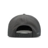 Melin Hydro Odysea Rope Streamline snapback in Raven, back view