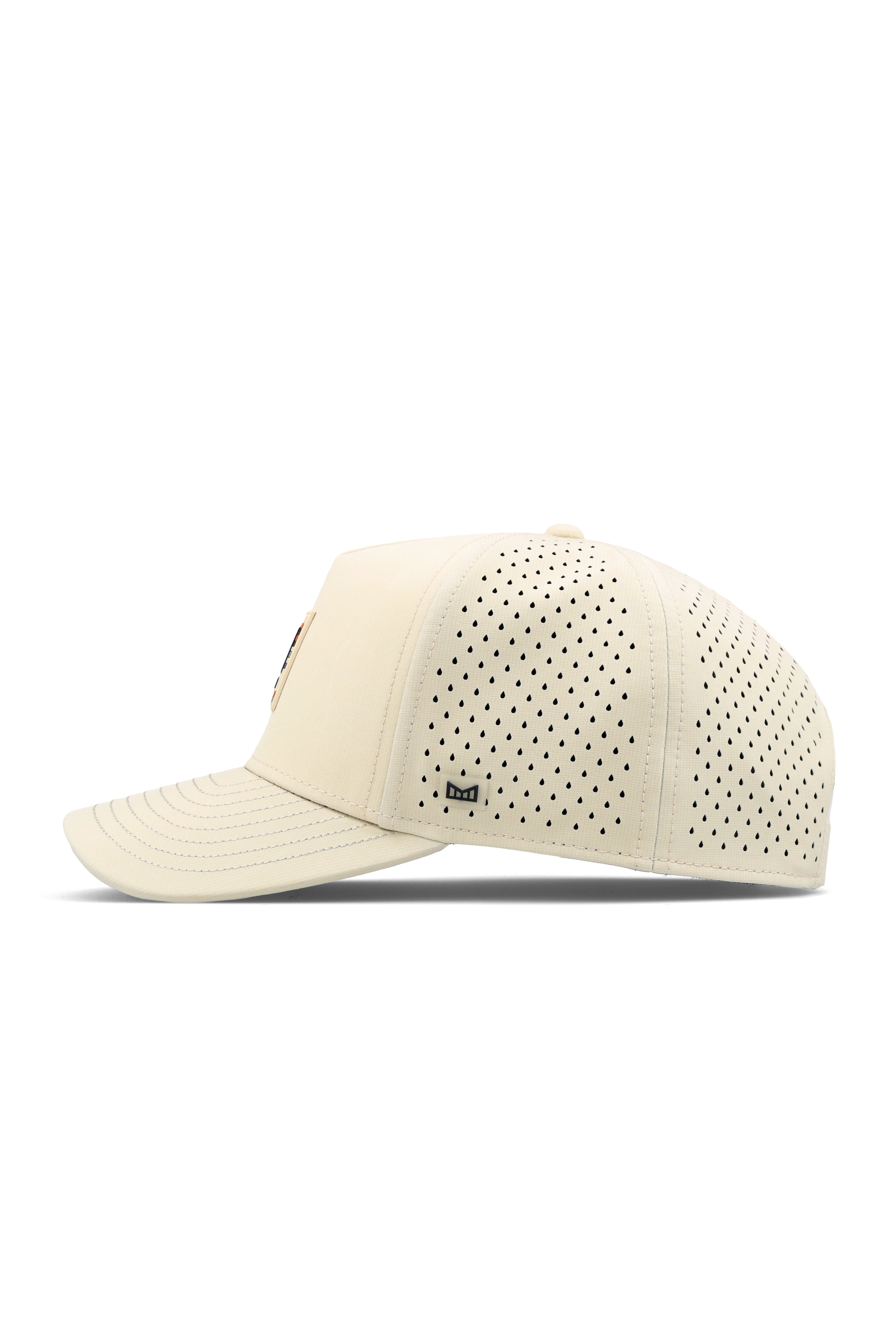 Melin Hydro Odysea Stacked Baja Picante snapback, side view