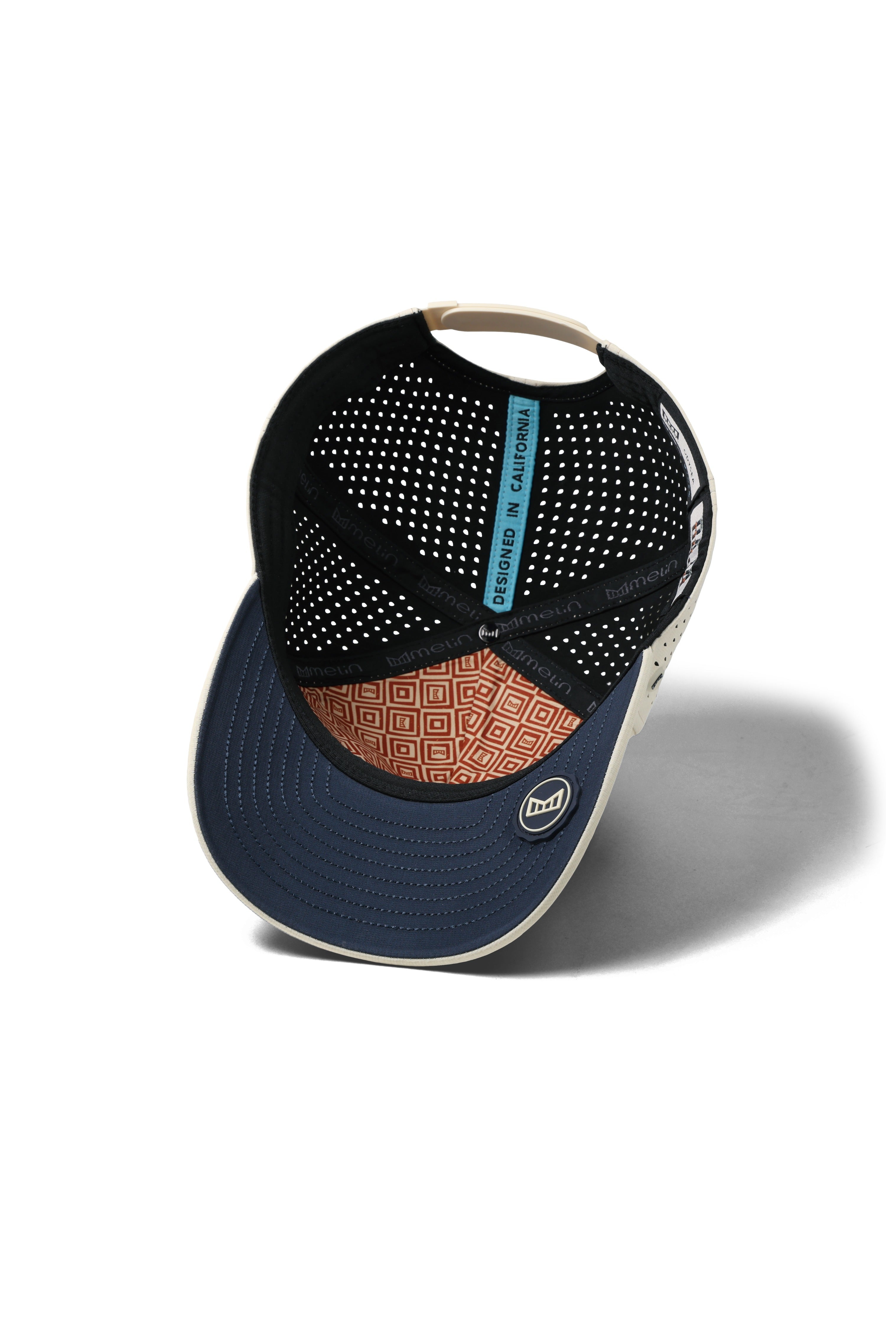Melin Hydro Odysea Stacked Baja Picante snapback, detail view