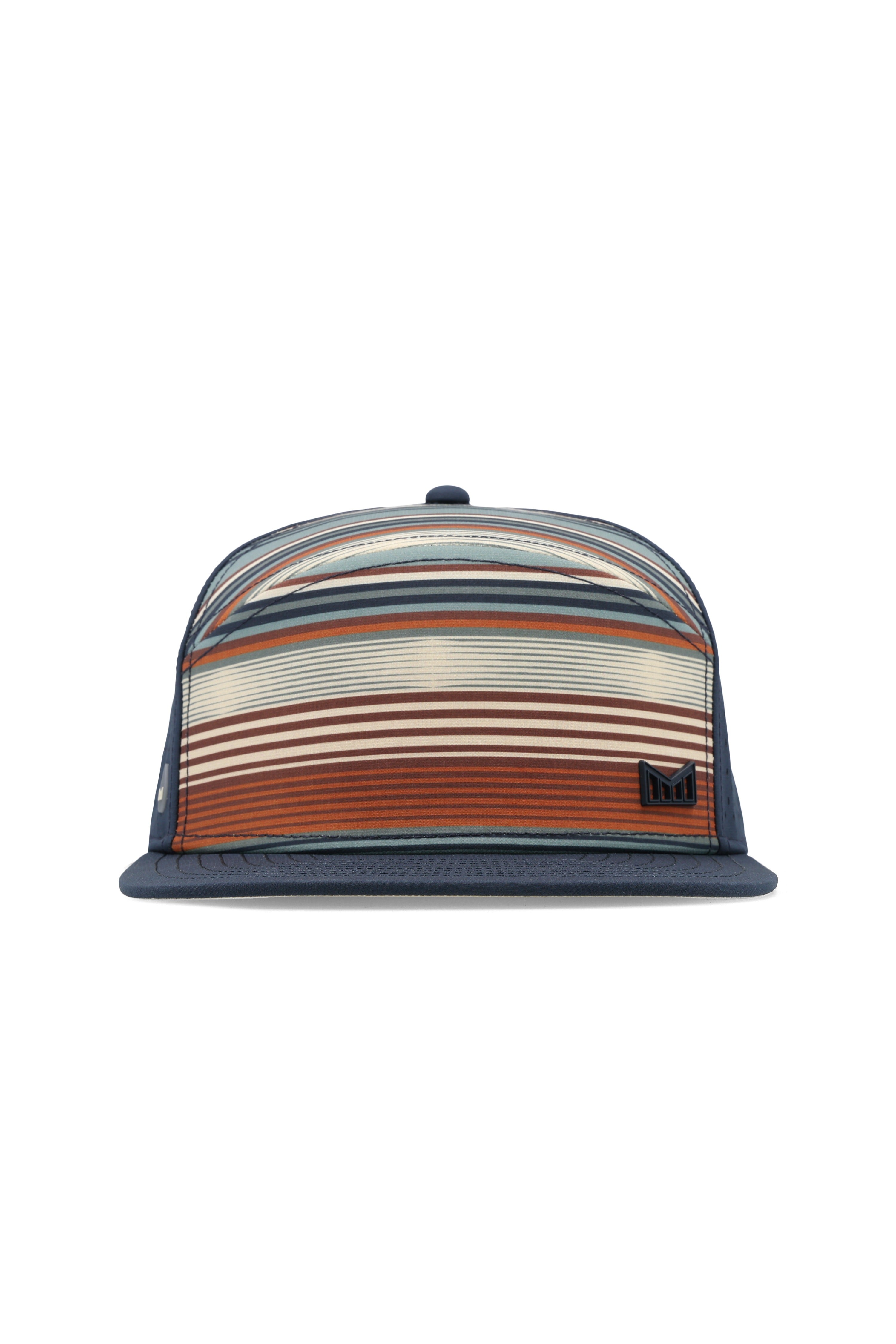 Melin Hydro Trenches Icon Baja Picante snapback, angled view