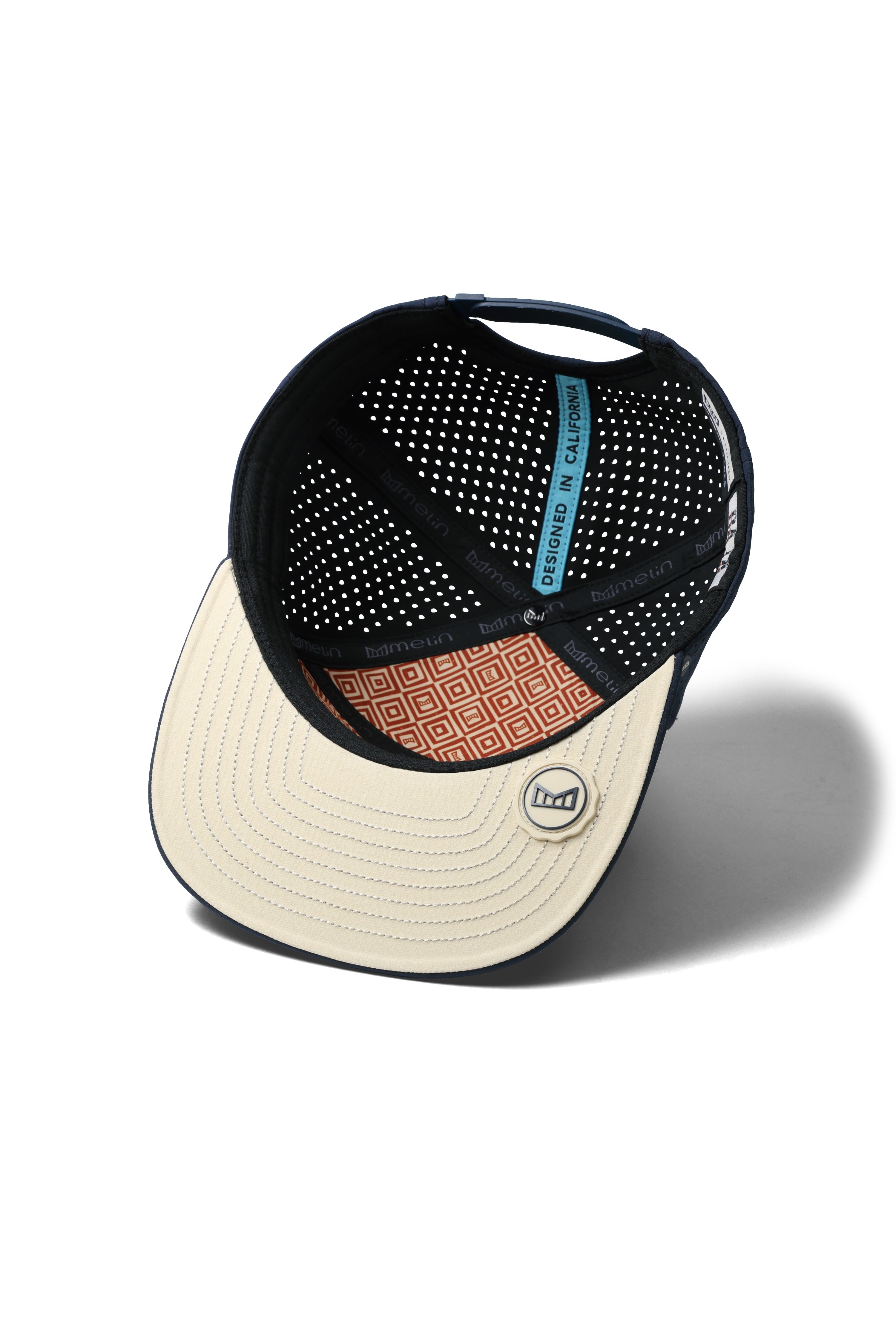 Melin Hydro Trenches Icon Baja Picante snapback, detail view