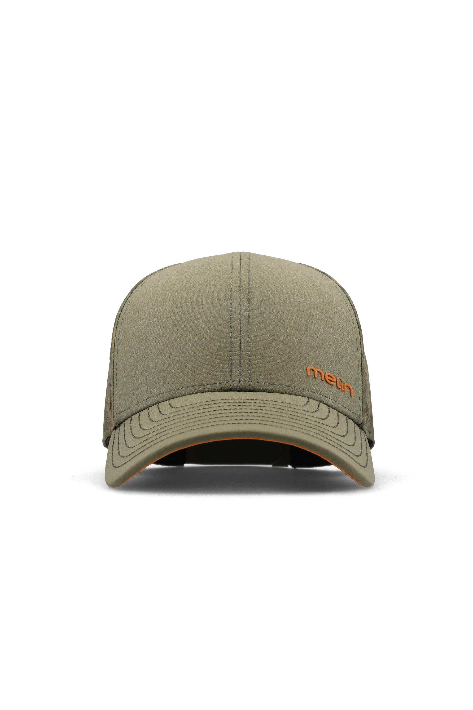 melin Hydro Compass Rain Camo snapback hat, side view
