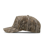 Melin Hydro Odysea Mossy Oak Bottomland snapback hat - side view