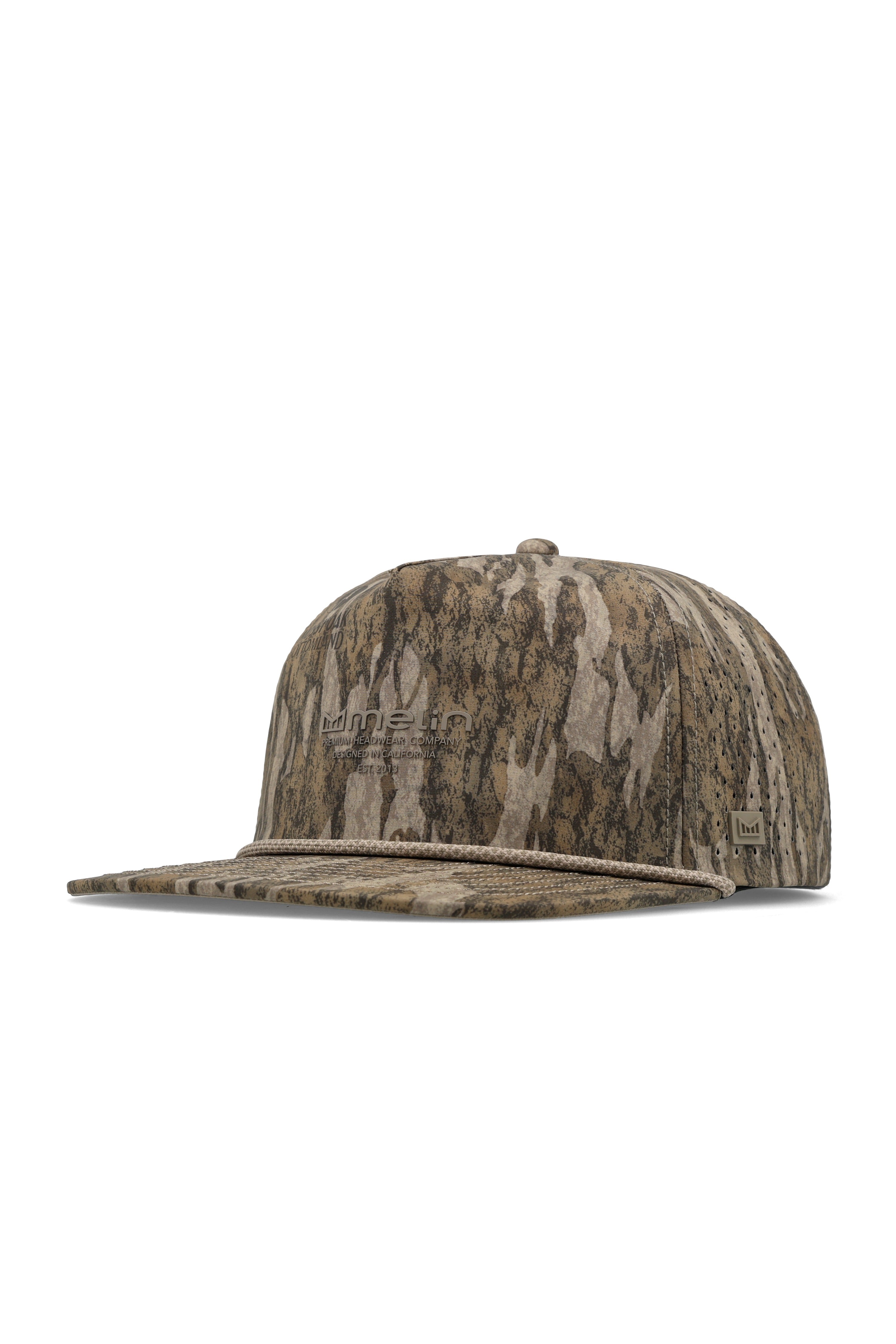 melin Hydro Coronado Mossy Oak Bottomland snapback hat - front