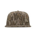 melin Hydro Trenches Mossy Oak Bottomland flat brim snapback hat - side