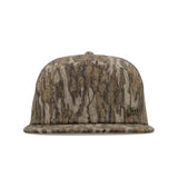 melin Hydro Trenches Mossy Oak Bottomland flat brim snapback hat - side