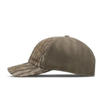 Melin Hydro Compass Mossy Oak Bottomland snapback hat - back view