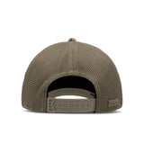 Melin Hydro Compass Mossy Oak Bottomland snapback hat - top view