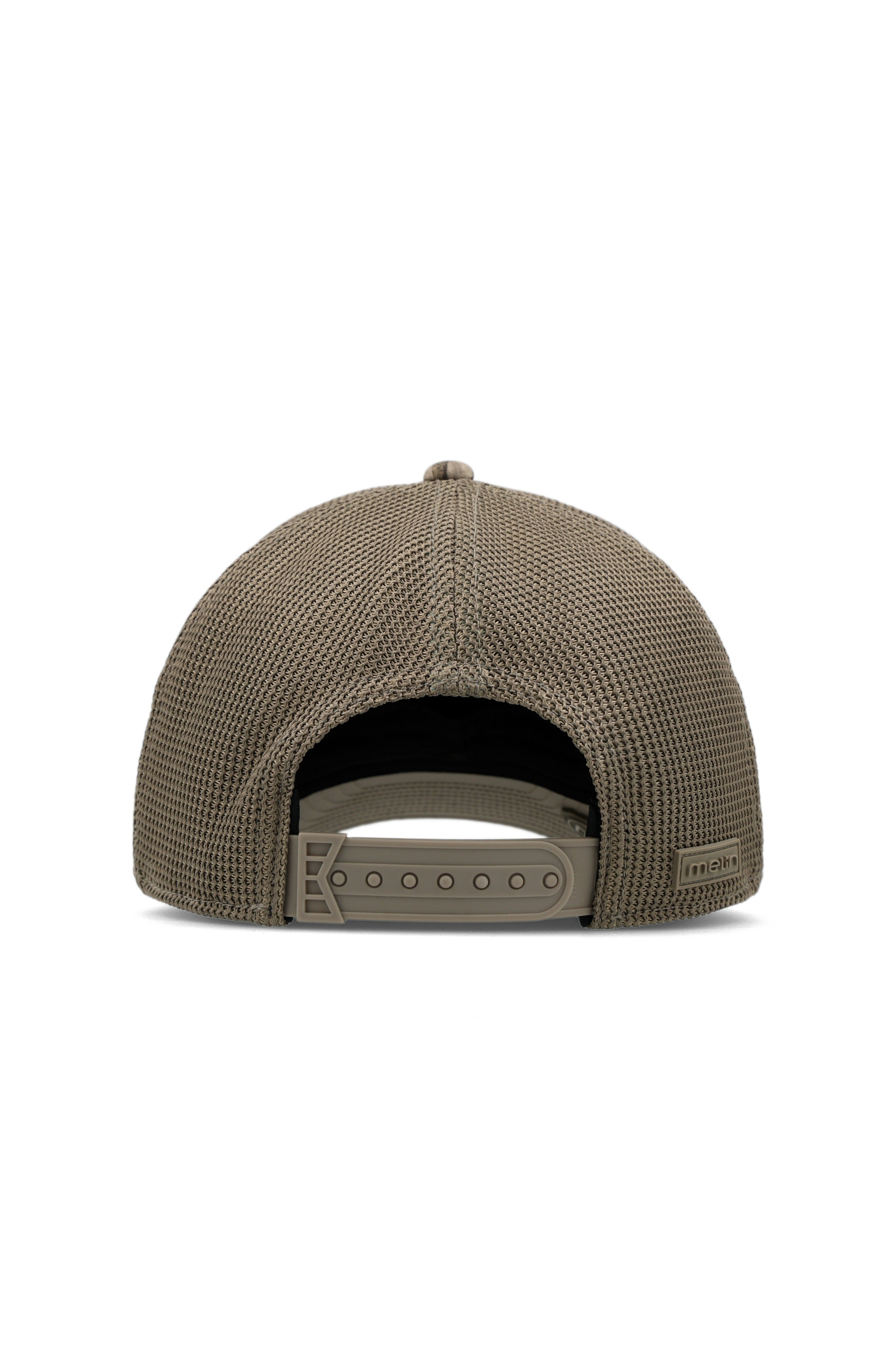 Melin Hydro Compass Mossy Oak Bottomland snapback hat - top view