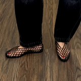 Alana Woven Lattice Flat