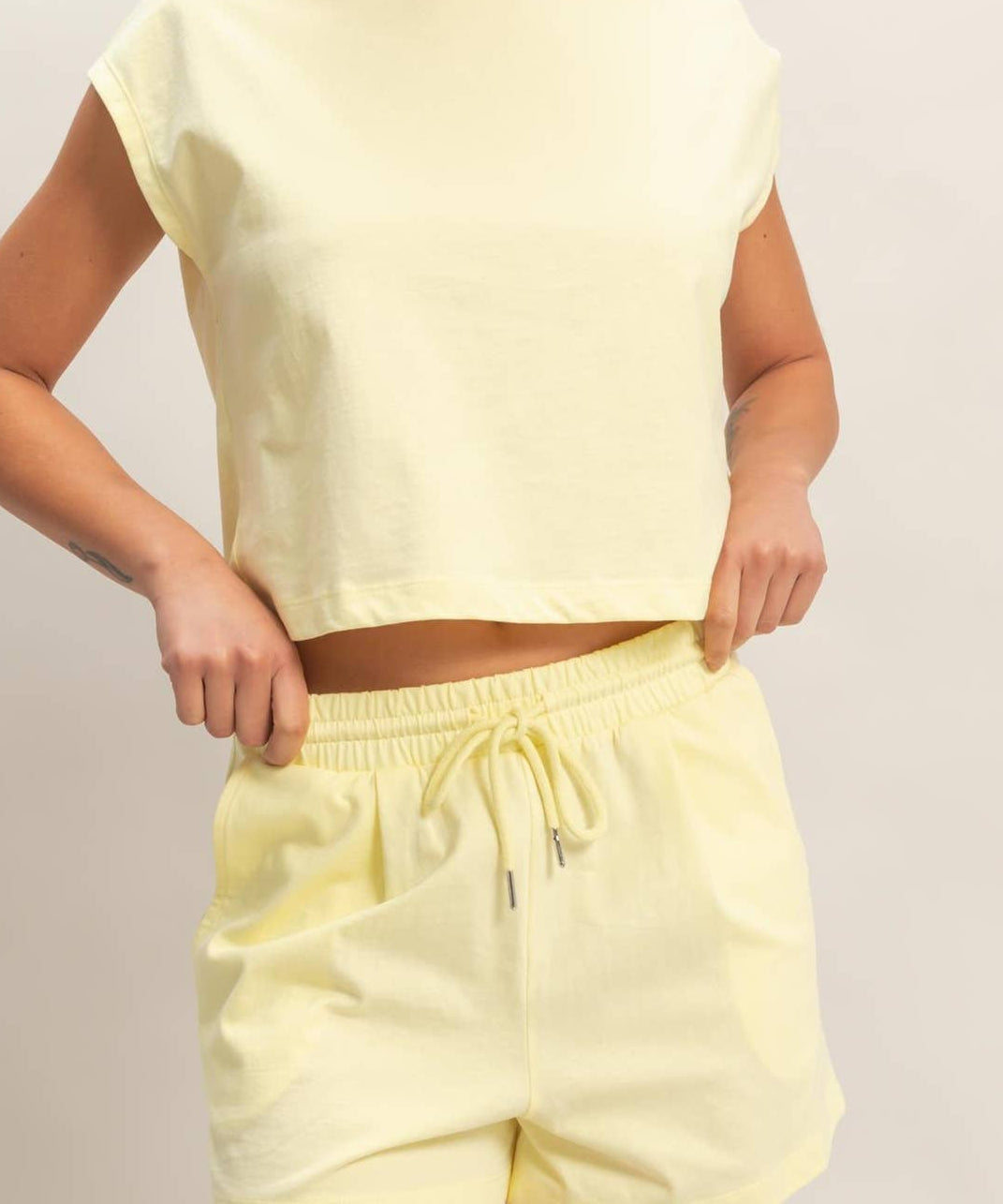 Kayla Cap Sleeve Boxy Top