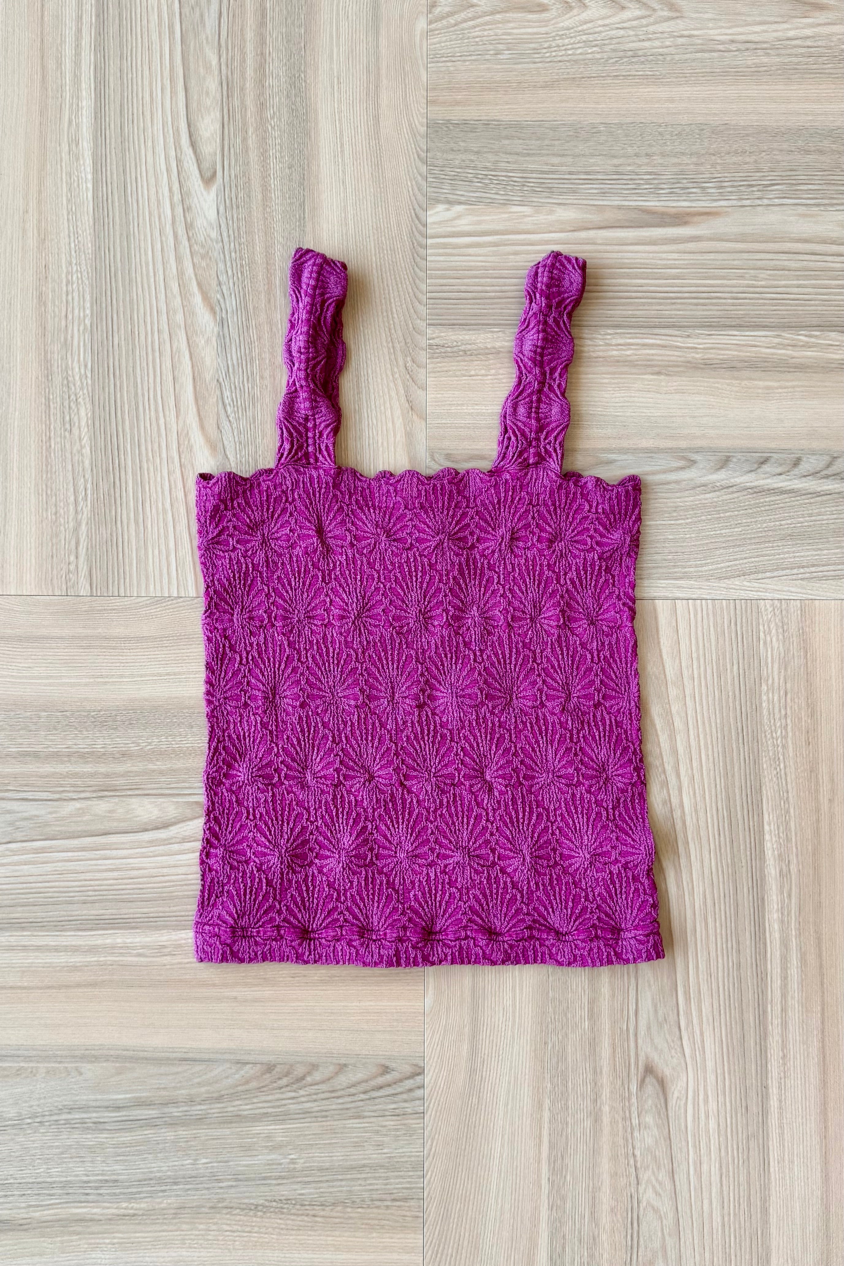 Julie Lace Textured Square Top