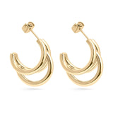 Janet Statement Layered Hoop Earrings