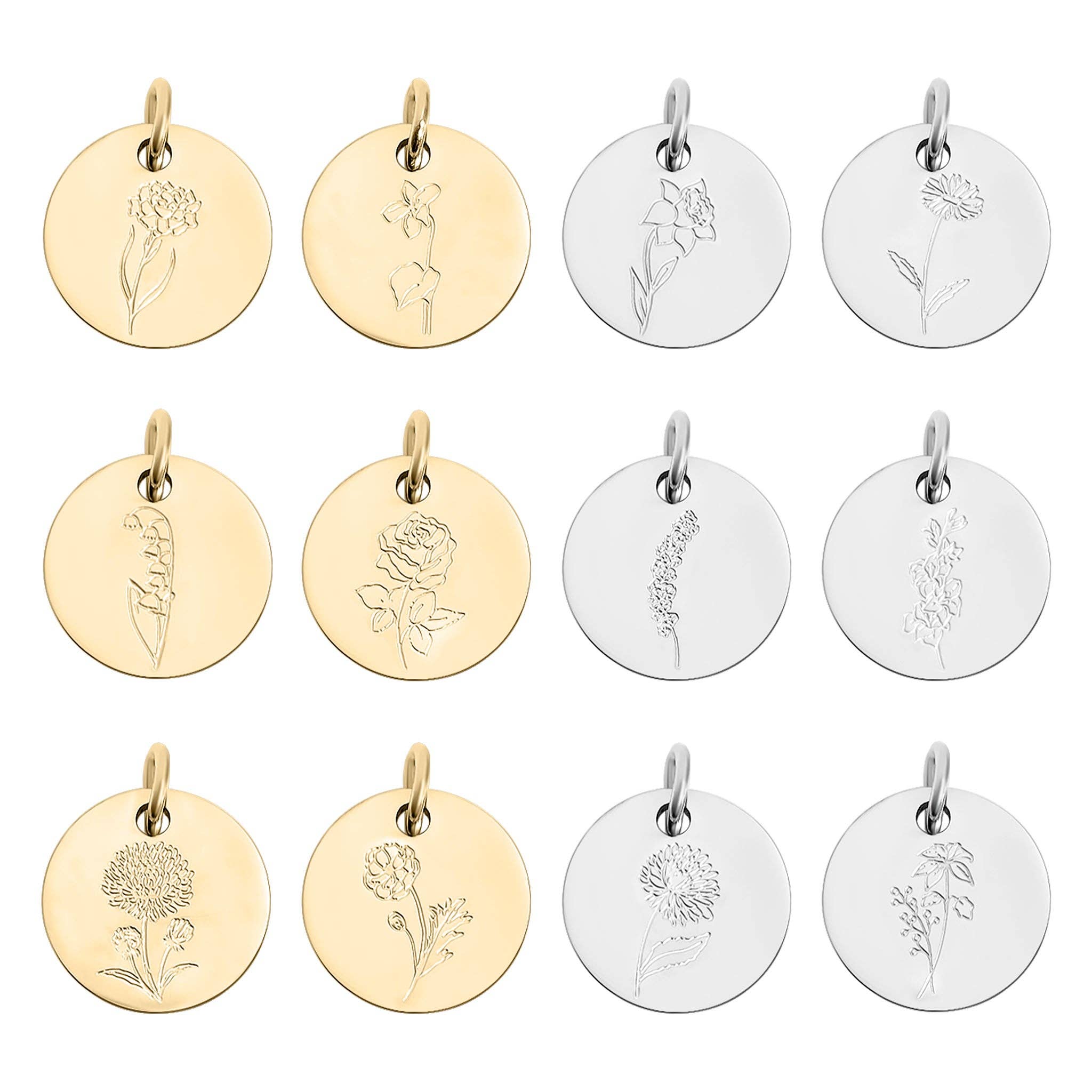 MTT Jewelry - Jewelry - Charms - Birth Flower Charm - MTT Collective