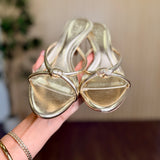 Heidi Knotted Strap Heeled Sandal