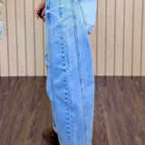 Willow Crop Barrel Cuffed Jeans