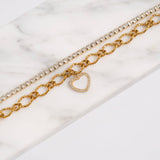 CZ Tennis Chain Bracelet