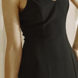 Vivienne Chiffon Godet Midi Dress