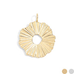MTT Jewelry - Jewelry - Charms - Textured Sunburst Circle Charm - MTT Collective