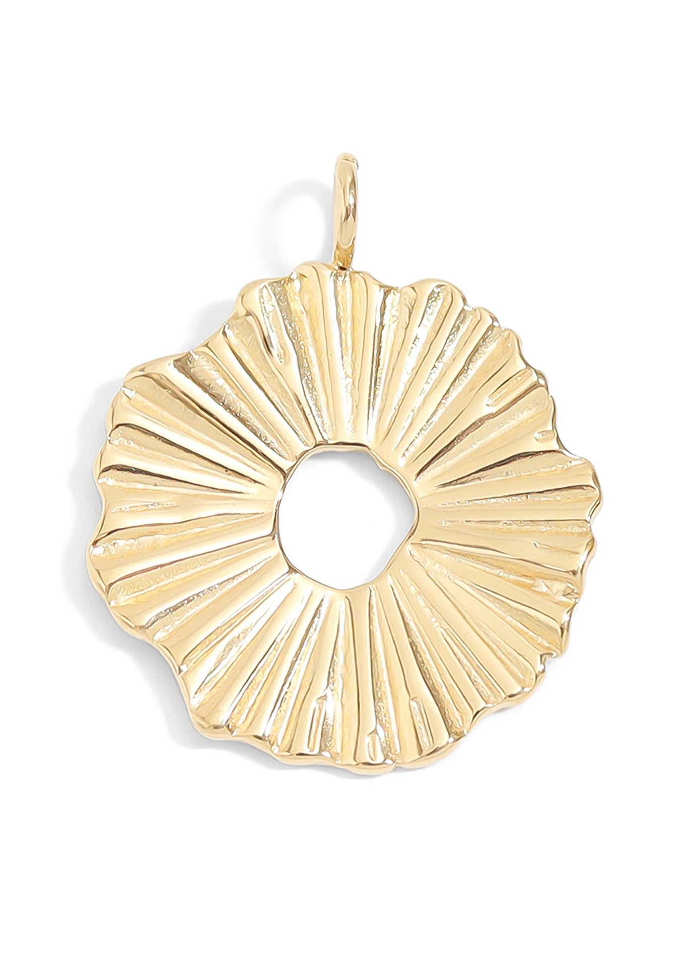 MTT Jewelry - Jewelry - Charms - Textured Sunburst Circle Charm - MTT Collective