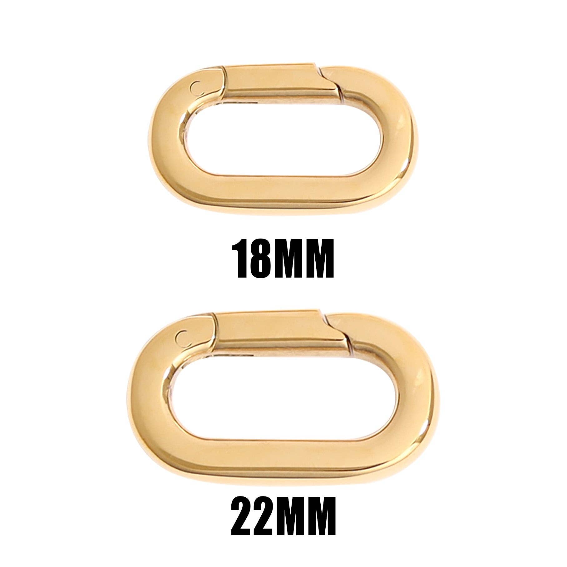 MTT Jewelry - Jewelry - Charms - Oval Carabiner - MTT Collective