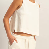 Lennon Sleeveless Boxy Fit Top
