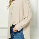 Easy to Love Boyfriend Button Up Shirt