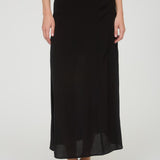 Delaney Side-Slit Midi Skirt