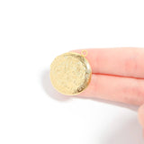 Round Floral Textured Locket
