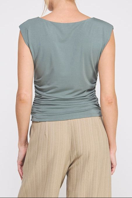Lottie Shoulder Drape Top